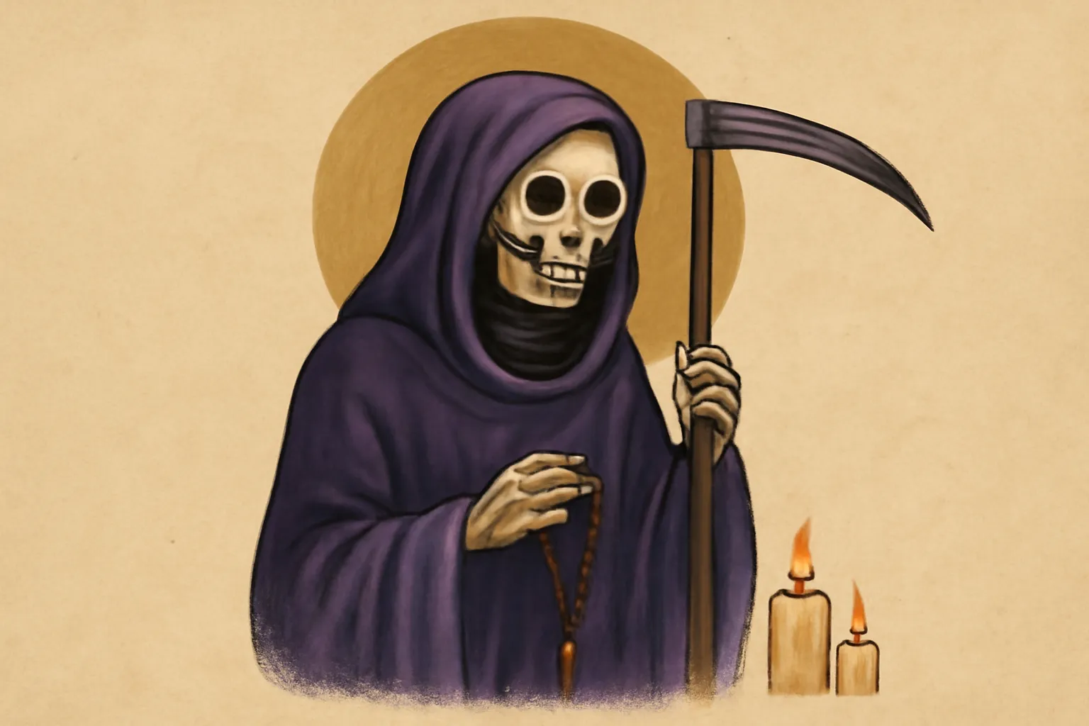 cómo rezarle ala santa muerte