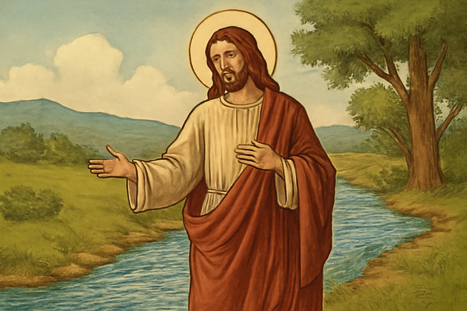 jesus said i am the living water