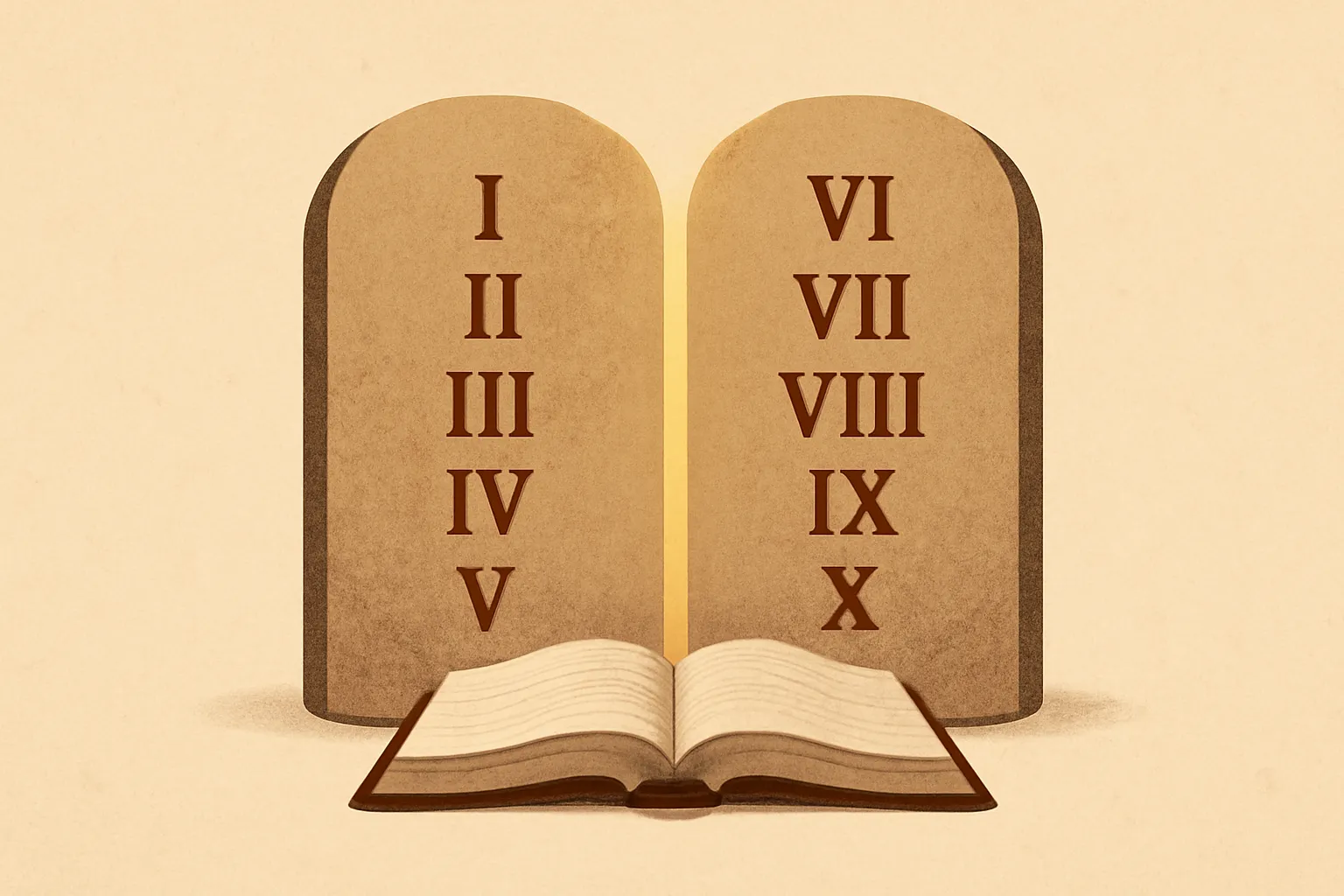 la biblia los diez mandamientos
