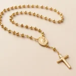 rosario de oro para mujer