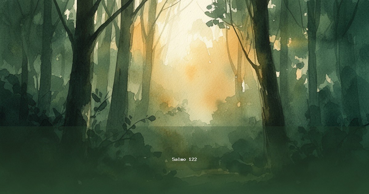 Salmo 122 — Shir Hama'alot | Texto, Significado y Reflexión