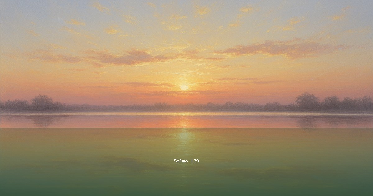 Salmo 139 — Lamnatséaj | Texto, Significado y Reflexión