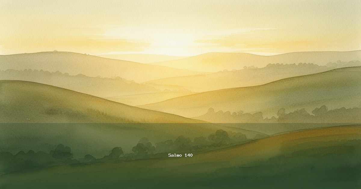 Salmo 140 — Lamnatséaj | Texto, Significado y Reflexión